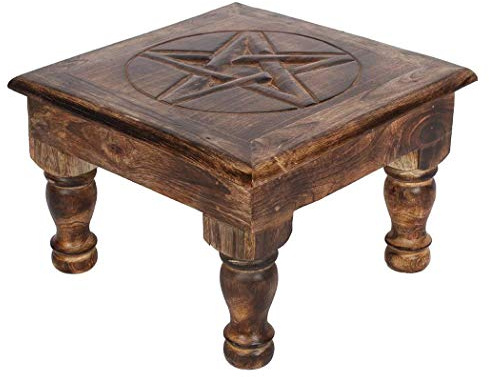 Something Different IN_24928 Altarbord | pentagram design | trä | 1 st. 1880 g, brun