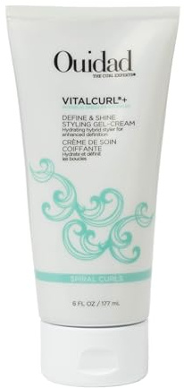 Ouidad VitalCurl Plus Define and Shine Styling Gel-Cream For Unisex 6 oz Cream