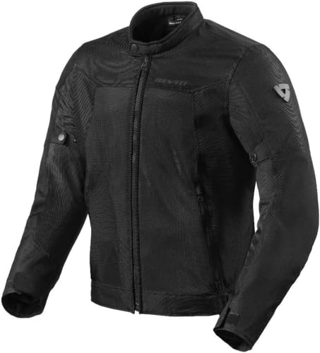 REV'IT! Revit Eclipse 2 Motorrad Textiljacke, schwarz, L