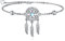 VONALA Traumfänger Armband 925 Sterling Silber Traumfänger Feder Kette Armbänder Boho Schmuck Geschenk für Frauen Damen