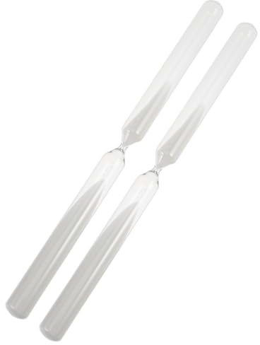 Amosfun 2pcs Sauna Hourglass Tube Sand Spa Clock for Saunas Meditation Timer Functional Decor for Bathrooms