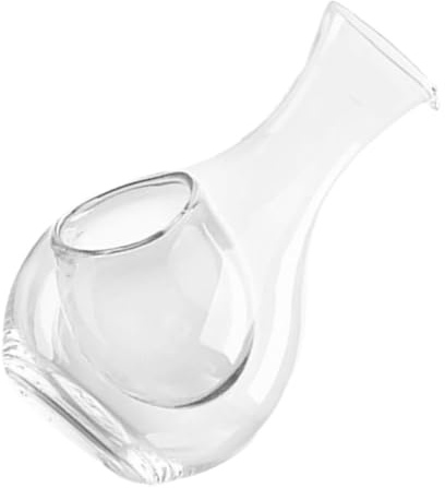 360ml Glass Wine Decanter Bottle with Thumb Hole Xmas Gift