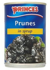 Princes Prugne sciroppate, (peso netto 420g, peso drenato 235g)