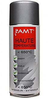 Peinture aérosol Gris Alu haute température AMT 330 ml