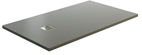 Plato de ducha Ardesia 100 x 70 cm - Gris