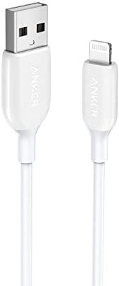 Anker iPhone Ladekabel Powerline III Lightning Kabel 1,8m, extrem strapazierfähig, MFi-zertifiziertes Ladekabel für iPhone 14/13 / 12/11 / X/XS/XR/SE / 8 Plus / 7/6 und mehr (Weiß)