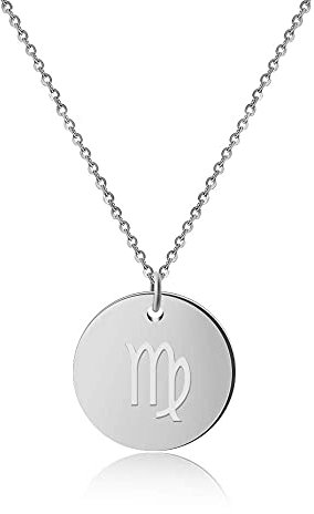 GD GOOD.designs Sternzeichen Kette für Damen Silber - wasserfeste Zodiac Halskette mit Horoskop Anhänger aus hautverträglichem Edelstahl