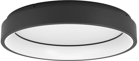 EGLO connect.z Smart-Home LED Deckenleuchte Marghera-Z, Deckenlampe, ZigBee, App und Sprachsteuerung Alexa, Lichtfarbe einstellbar (warmweiß-kaltweiß), RGB, dimmbar
