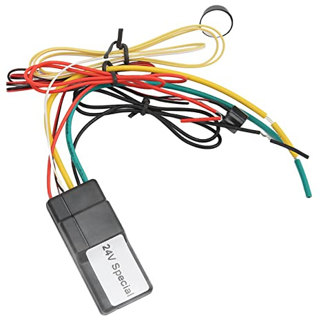 Pasamer Antidémarrage de Voiture, Alarme sonore Haute sensibilité détection de Batterie Faible Apprentissage du d'immobilisation du Moteur 2,4 GHz sans Fil pour Camion 24 V Bus RV