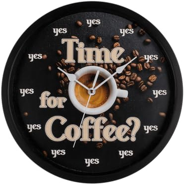Out of the blue Time for Coffee Wanduhr