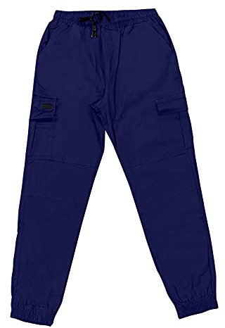 KONG JIMFAN Herren Sporthose Yoga Sporthose Sport Herren Sweathose Pantalon Blanc Homme Wattierte, Warme Herren-Sweatpants Herren Hose Stretch Sport Handschuhe Gym Mens Pants(Marine,XXL)