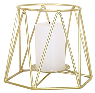 Kerzenhalterhalter Schmiedeeiserne Kerzenständer Dekorative Lichter Dinner Requisiten Layouttisch Luxus Kerzenständer Halter Ornamente Einfache Beleuchtung, um Kerzen zu senden Kandelaber (Size : SMA