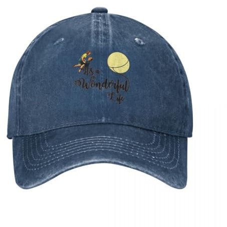 ¡Qué Bello es Vivir! - Película navideña Cada Vez Que Suena una Campana un ángel obtiene Sus alas Gorra de béisbol Vintage