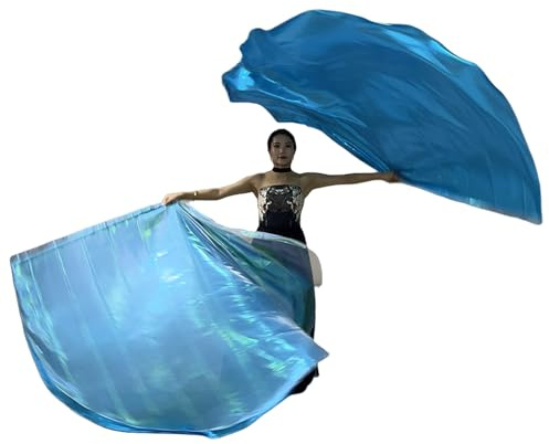 Lot de 2 drapeaux de prière en forme d'ailes de culte semi-cellulaires pour danseuses de culte