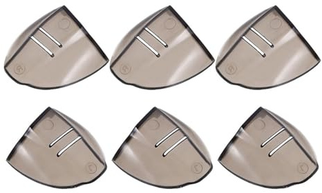 KOMBIUDA 3 Paia di Protezioni Laterali Trasparenti in Tpu per Occhiali da Sole e Occhiali Protettivi Protezione Laterale Flessibile Riutilizzabile Accessori Leggeri per Sicurezza Occhi