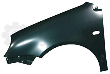 Diederichs Kotflügel links für VW Polo 9N Bj. 2001-2005 mit Blinkerloch, Schwarz, Halogen, Kunststoff, Fahrerseitiger Kotflügel, Fahrzeugscheinwerfer