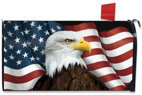 Briarwood Lane American Eagle Patriotic Large Oversized Mailbox Cover
