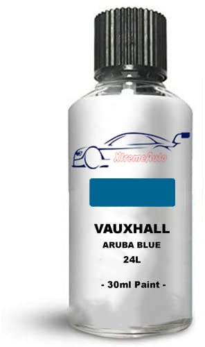 Xtremeauto Touch Up Paint For Vauxhall/Opel Tigra Aruba Blue 24L Direct Appliance Chip Scuff Mark Brush In Lid