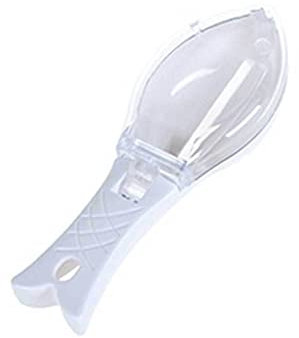 Guangcailun Détartrant accessoires de cuisine écailleur de poisson écailles multifonctionnelles râpes, Blanc