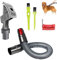 Hundebürsten Staubsauger Aufsätze Fell Set, Tierhaarbürste für Dyson Aufsatz V15 V12 V11 V10 V8 V7, Katze Hunde Tierhaarbürste Adapter für Dyson Staubsauger, Pet Grooming Kit