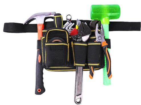 Ceinture à Outil d'électricien, Sacoche à Outils Professionnelle, Porte-Outil Sac de Ceinture, Pochette D'électricien Professionnel, Sac de Ceinture de Stockage de Matériel pour Plombiers(style 5)