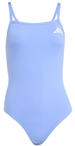 Adidas Mujer Thin Straps V-Back Swimsuit, Blue Fusion, 46