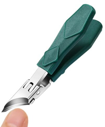 Cortauñas para Uñas Encarnadas, Modelo Robusto Biselado Anti-Salpicaduras, Accesorio para Cuidado de Uñas para Adultos, Mayores, Hogar, Viaje