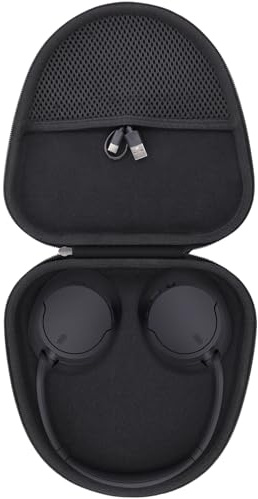 Baval Case Compatible with Sony WH-CH720N/WH-CH710N/WH-CH520/WH-1000XM6/WH-1000XM5/ULT WEAR Over-Ear Noise Canceling Bluetooth Headphones,Suitable for Sony Wireless Headphones(Black Case)