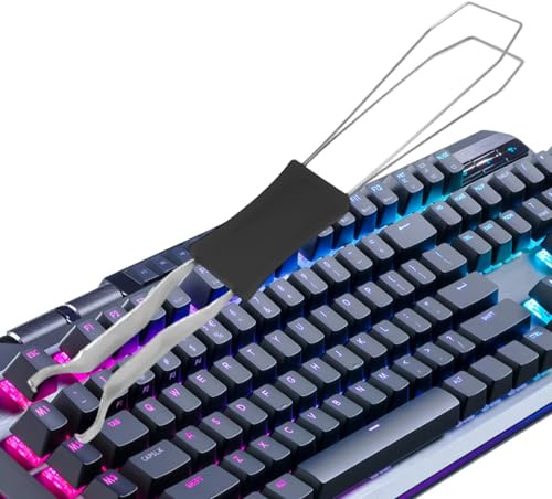 Extractor De Teclas: Mecanismo De Extracción Rápida De Teclas, Mango Ergonómico, Longitud De 142 Mm + Alambre Doble De Acero, Construcción De Polímero, Mantenimiento De Teclados Y