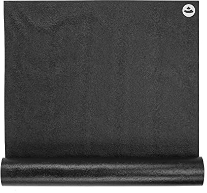 Bodhi Yogamatte Kailash Premium 60 | Rutschfest & Schadstofffrei | Studiomatte für Yoga & Pilates | Made in Germany | OEKO-TEX 100 | Trainingsmatte inkl. Gummi-Haltebänder | schwarz