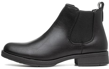 Lilley Molly Womens Black Chelsea Pull On Boot - Size 3 UK - Black