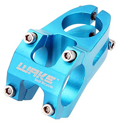 Lixada Vástago de Manilar de Bicicleta Ciclismo MTB Bici de Montaña Aleación de Aluminio 31.8mm MTB Carretera Bicicleta Vástago (Azul 1)
