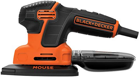 Black and Decker b/dka2000 KA2000GB Mouse Sander with Three Mesh Sheets, 120 W, Orange, 240 V, One Size