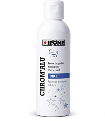 IPONE - Crema ristrutturante per Metalli Chrom'Alu - Pulisce e Lucida Tutti i Metalli - Facile da Applicare - 200 ml