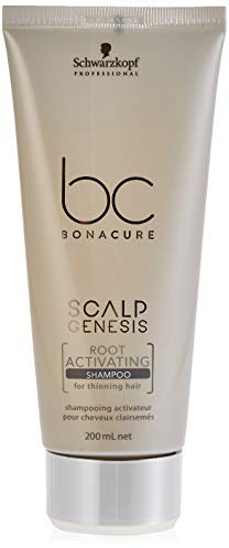 Schwarzkopf BC Bonacure Scalp Genesis Root Activating Shampoo Aktivierendes Shampoo für dünner-werdendes Haar, Glass, 200 ml (1er Pack)