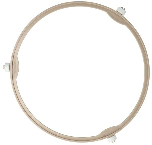 vhbw Support plateau tournant universel de 18,5 cm pour micro-ondes compatible avec Bosch et de nombreuses autres marques blanc