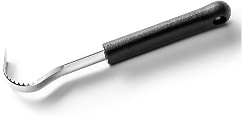 Forgast Coltello da Burro Decorativo, Arriccia Burro, Arricciaburro, per Feste e Celebrazioni, Lunghezza 19,7 cm, Elegante, Maniglia Realizzata in Materiale Sintetico, Lama in Acciaio Inossidabile