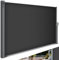 tillvex® Seitenmarkise 160 x 300 cm ausziehbar & Blickdicht | Sichtschutz für Balkon, Garten & Terrasse | Seitenrollo mit Wandhalterung | Sonnenschutz aus rostfreiem Stahl | Markise Windschutz