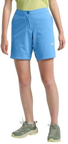 Jack Wolfskin Damen Hiking Alpine Wander-Shorts, Mid Blue, 42 EU