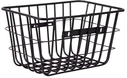 Amagogo Fahrradkorb vorne hinten, Fahrradgepäckträgerkorb, Leichter Fahrradkorb, Fahrradgepäckträger für Gartenradfahren auf der Straße