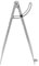 QWORK® 300mm Verstellbarer Zirkel, Anreißzirkel mit Feststellflügel und Bleistifthalter, für Holzbearbeitung, Metallbearbeitung, Lederverarbeitung