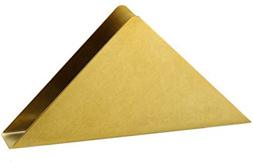 Stineng Porte-serviettes doré, tissu en acier, en papier, porte-serviettes vertical pour décoration de table à manger