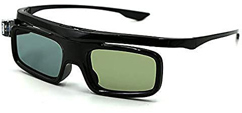 Cocar 3D-Brille, 3D Aktive Shutterbrille Wiederaufladbare Brillen, Geeignet für 3D DLP-Link Projektor Acer BenQ Optoma Viewsonic LG Infocus NEC Jmgo Vivitek Toumei - 1 Stück