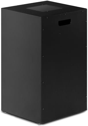 Planika - Rio - Foyer à gaz extérieur 7-10 KW, 69 cm de Sortie de Chaleur rectangulaire au Propane Noir Chauffage de terrasse et de Jardin (Cas de bouteille de gaz)