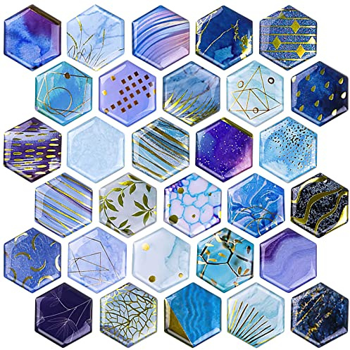 MORCART 30 Pezzi Esagonali Calamite Magneti Frigo Decorazione Frigorifero da Cucina Lavagna per Ufficio Superfici Metalliche e Magnetiche La Scelta Migliore per i Regali