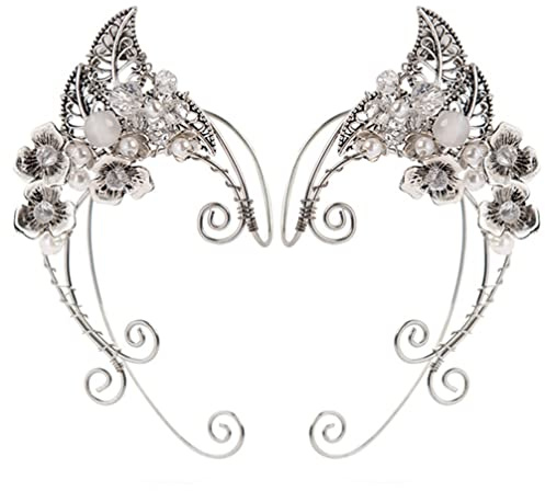 Holibanna Elf Ear Cuffs Women Non Piercing Ear Bone Clips Creative Fairy Earrings Stylish Fashion Accessories for Parties and Daily Wear