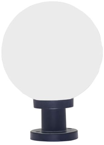 Housoutil Globo Lampione, E27 Lampada Sfera Giardino, Globo per Lampione Esterno, Di Lampade a Globo per Montaggio Su Palo Presa per Villa Giardino Esterno
