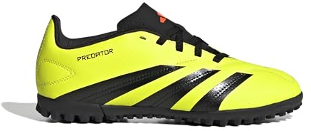 adidas Predator Club L TF J Fußballschuhe Unisex Kinder, Team Solar Yellow 2 / Core Black/Solar Red, 38 EU