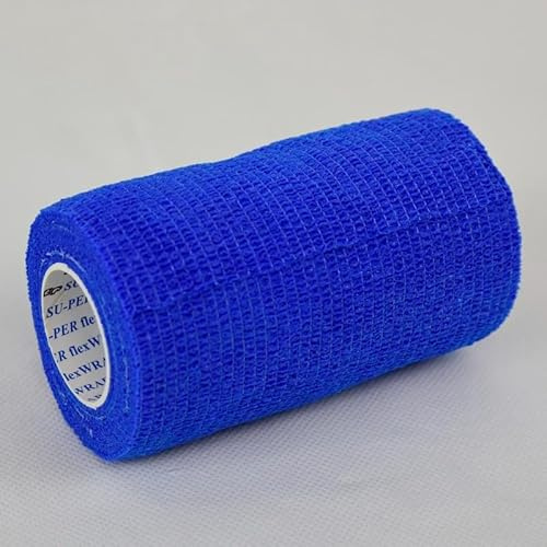 SU-PER flexWRAP Bandage for Horses, 12 Rolls, Royal Blue