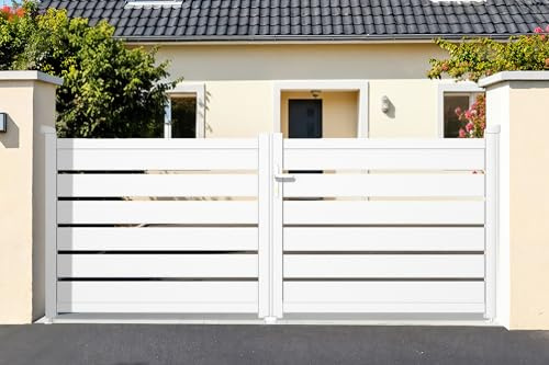 Casanoov Aluminium Driveway Folding gate 3m Vogel 300B120 White